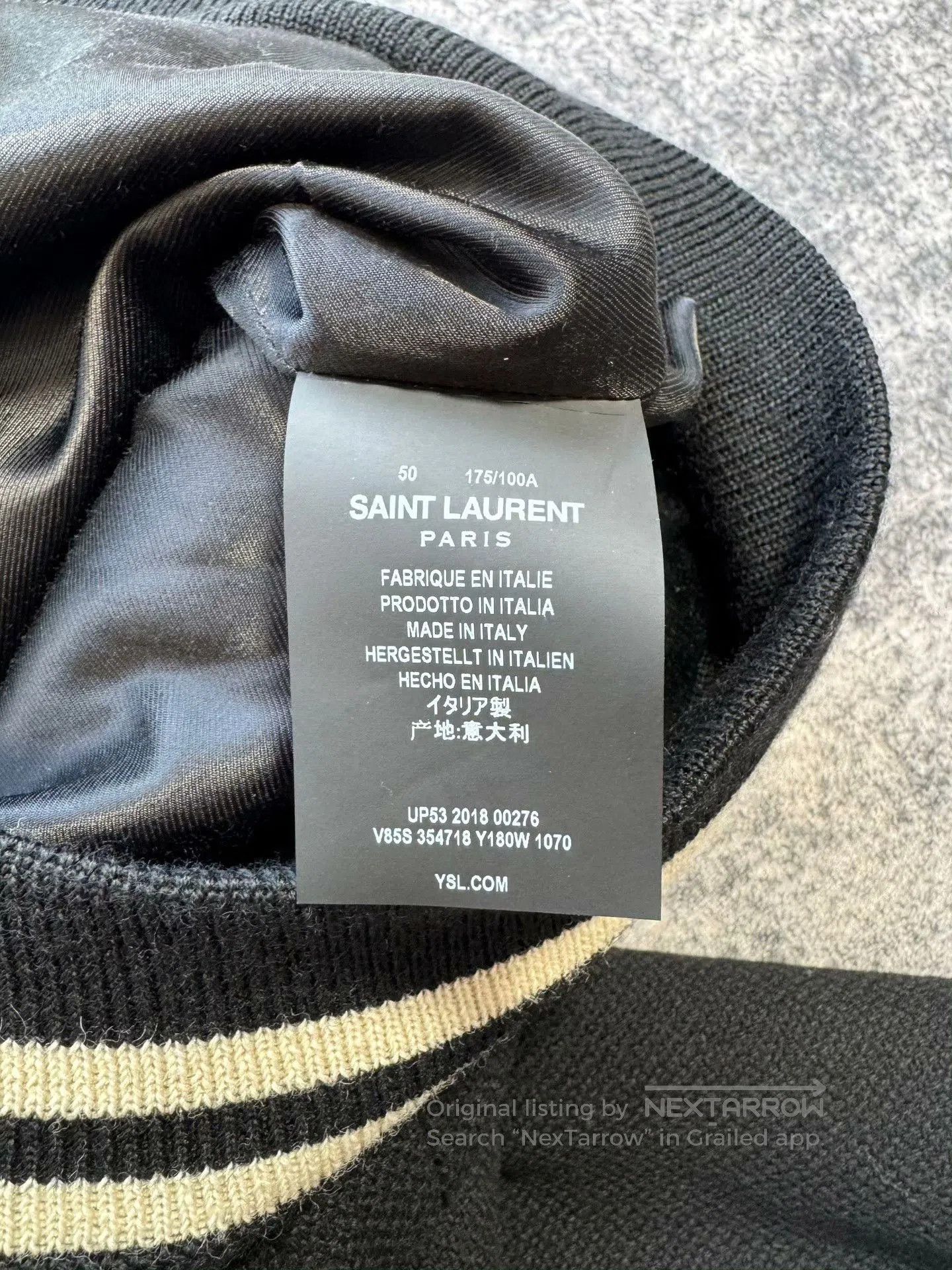 Saint Laurent Paris Saint Laurent Paris Varsity Jacket. Size US M / EU 48-50 / 2 - 4 Thumbnail