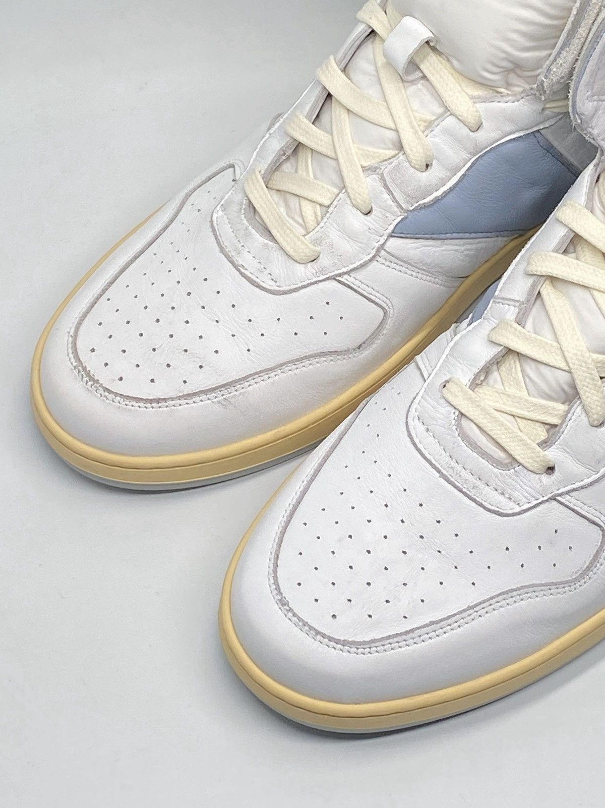 Rhude Rhude Rhecess Worn Out Effect High Top Sneakers size 13 Size US 13 / EU 46 - 5 Thumbnail