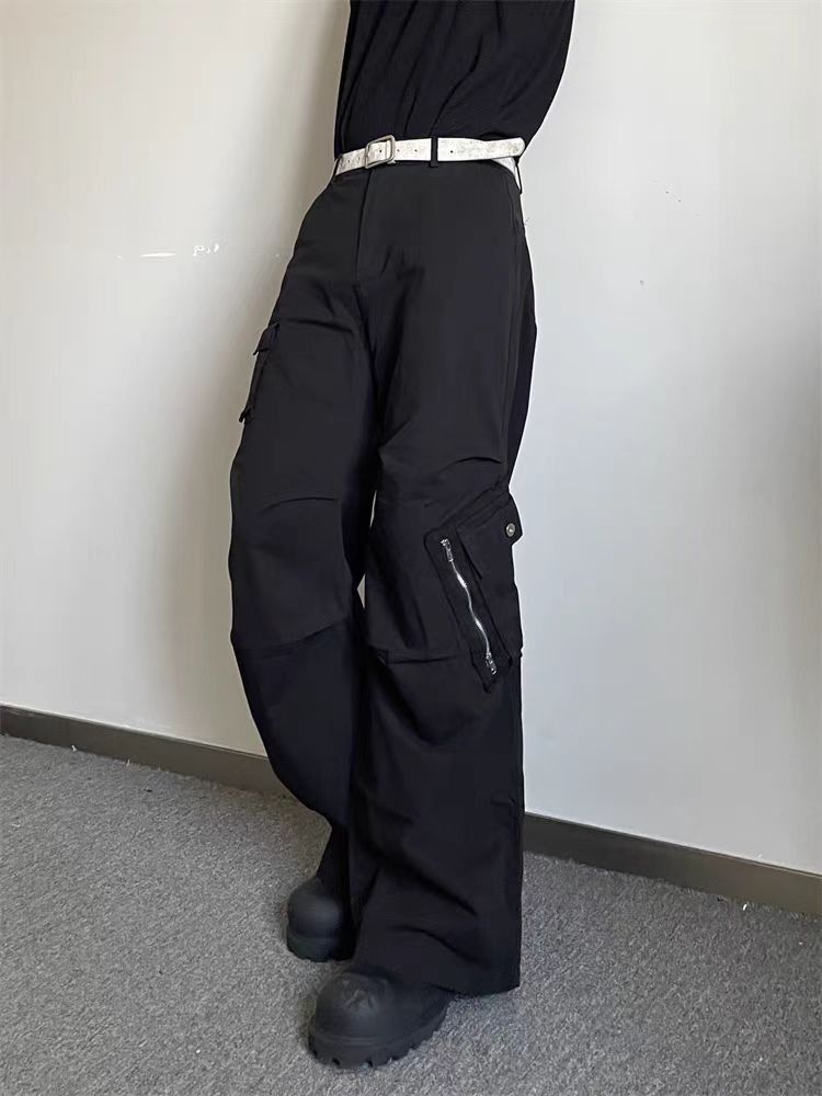 Japanese Brand × Vintage Casual Large Pocket Paratrooper Work Trousers Size US 32 / EU 48 - 3 Thumbnail