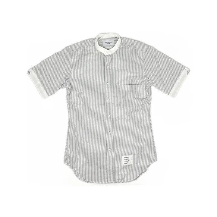 Thom Browne Thom Browne Casual Striped Short Sleeve Shirt -2507 Size US S / EU 44-46 / 1 - 8 Thumbnail