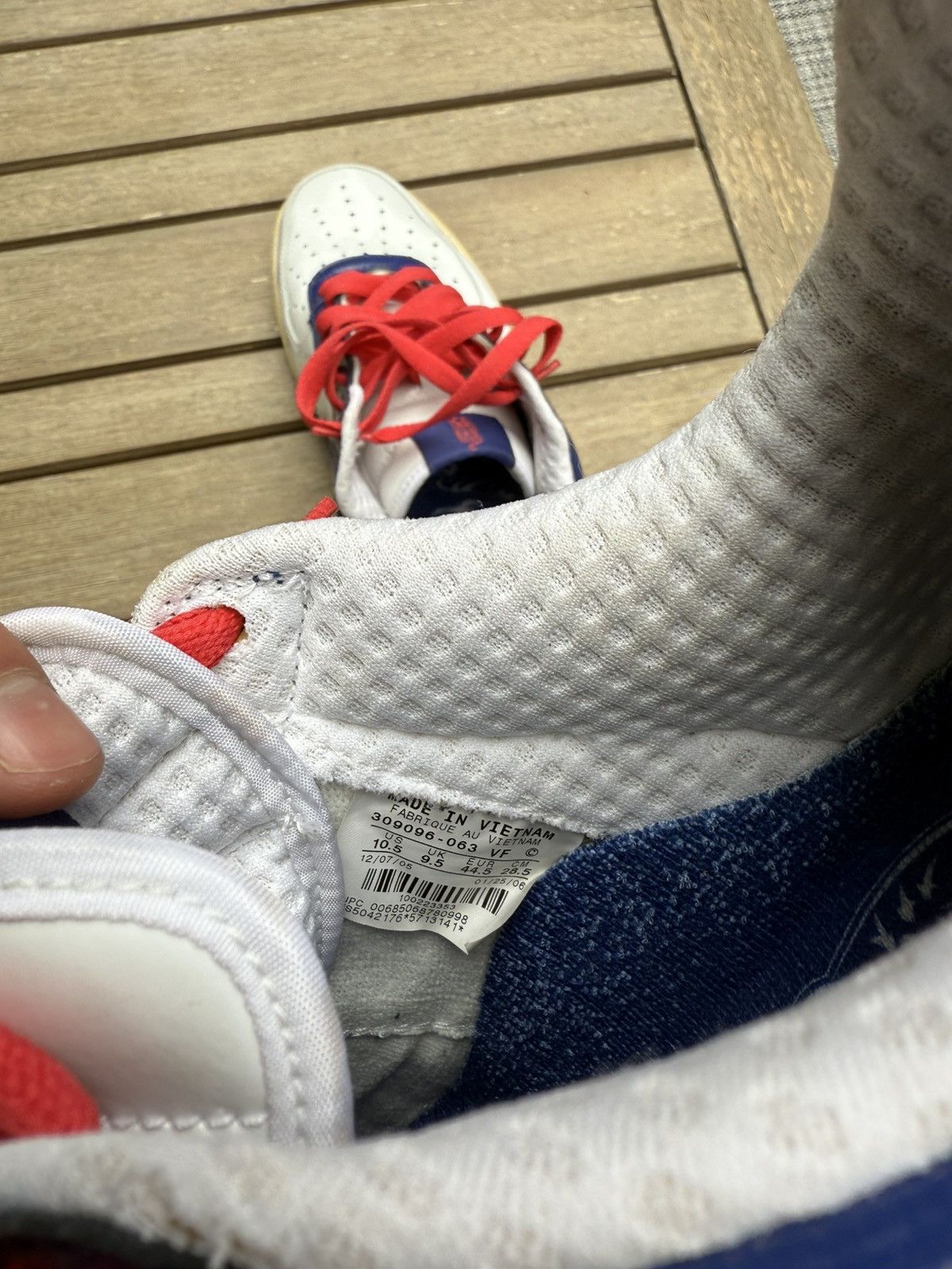 Nike × Vintage 2005 Nike Air Force 1 Korea World Cup Size US 10.5 / EU 43-44 - 7 Thumbnail