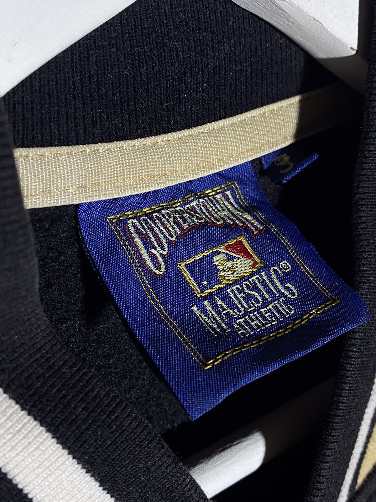 New York Yankees × Vintage Vintage 2000s New York Yankees MLB Majestic Bomber Jacket Size US S / EU 44-46 / 1 - 13 Thumbnail