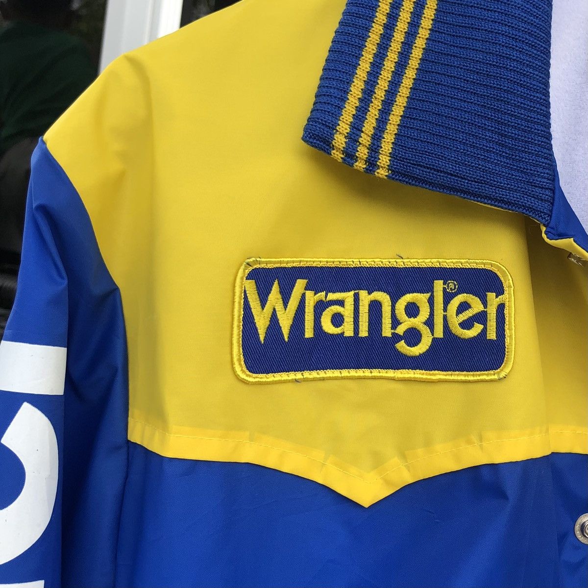 Wrangler Vintage Rare Wrangler 86’JAPAN Super Cross Satin jacket Size US M / EU 48-50 / 2 - 4 Thumbnail