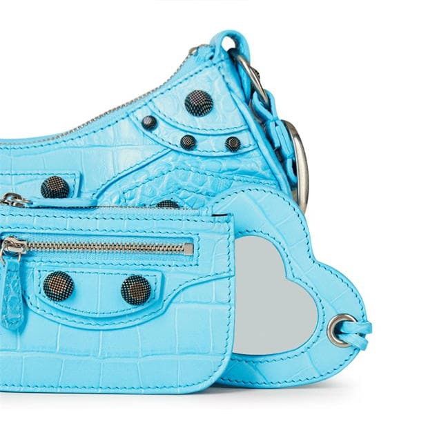 Balenciaga o1g2r1mq0924 Size: OS / Small Shoulder Bag in Sky Blue Size ONE SIZE - 3 Thumbnail