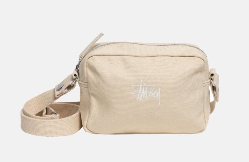 Hypebeast × Stussy STUSSY CANVAS SIDE POUCH | Grailed