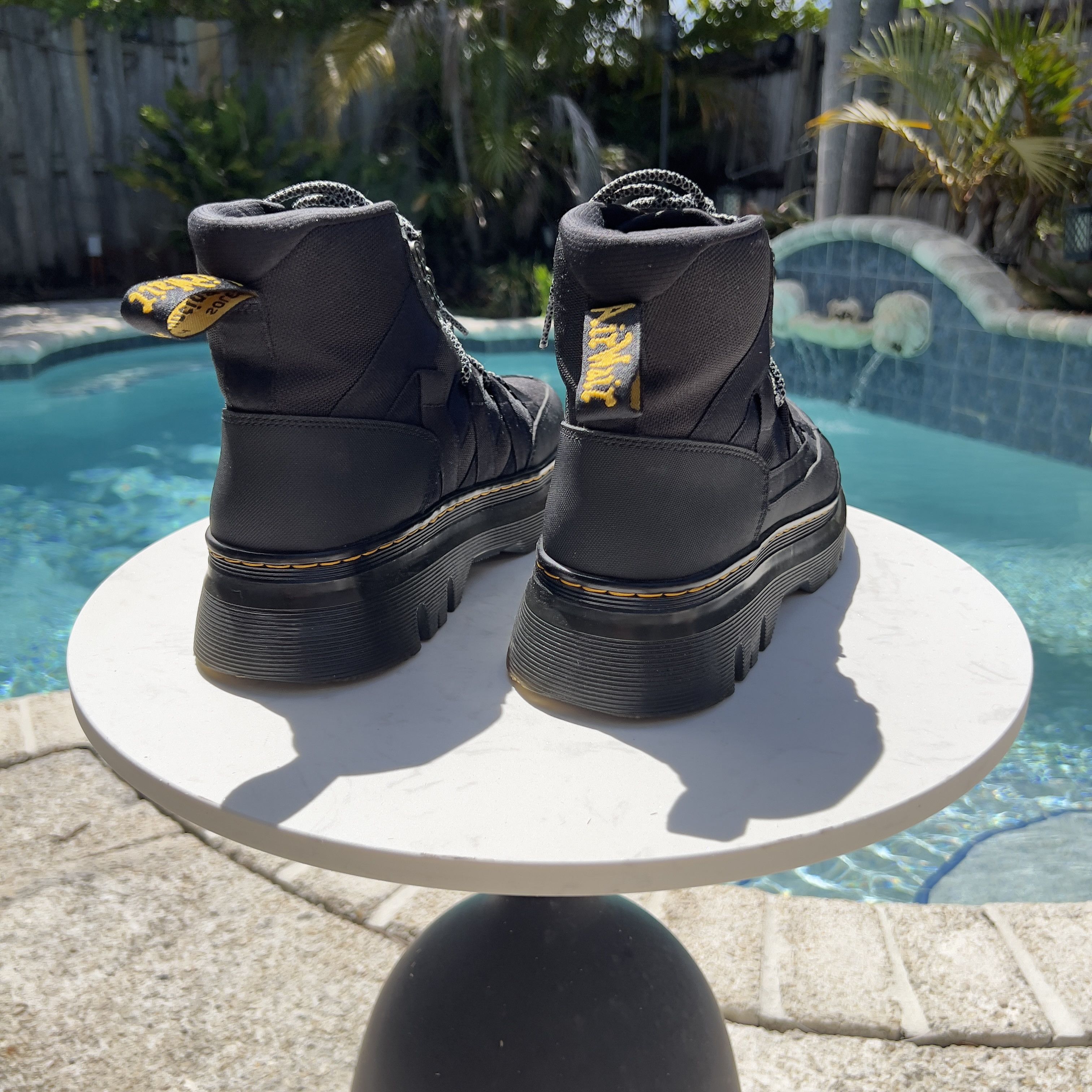 Dr. Martens Dr. Martens Black Heavyweight Construction Boots Size US 11 / EU 44 - 3 Thumbnail