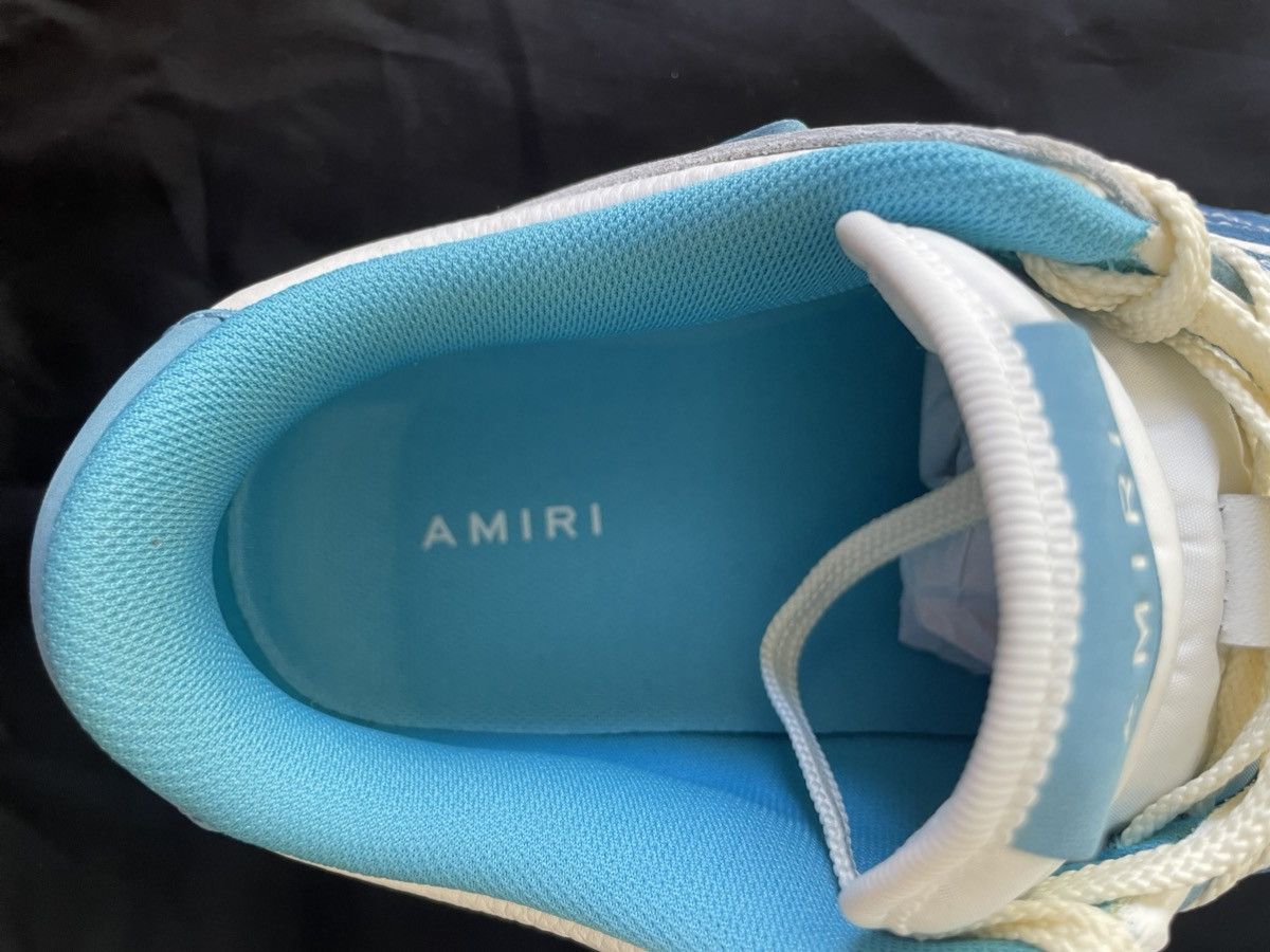 Amiri Amiri Skel Top Low - Bandana White/Blue Size US 7 / EU 40 - 9 Thumbnail