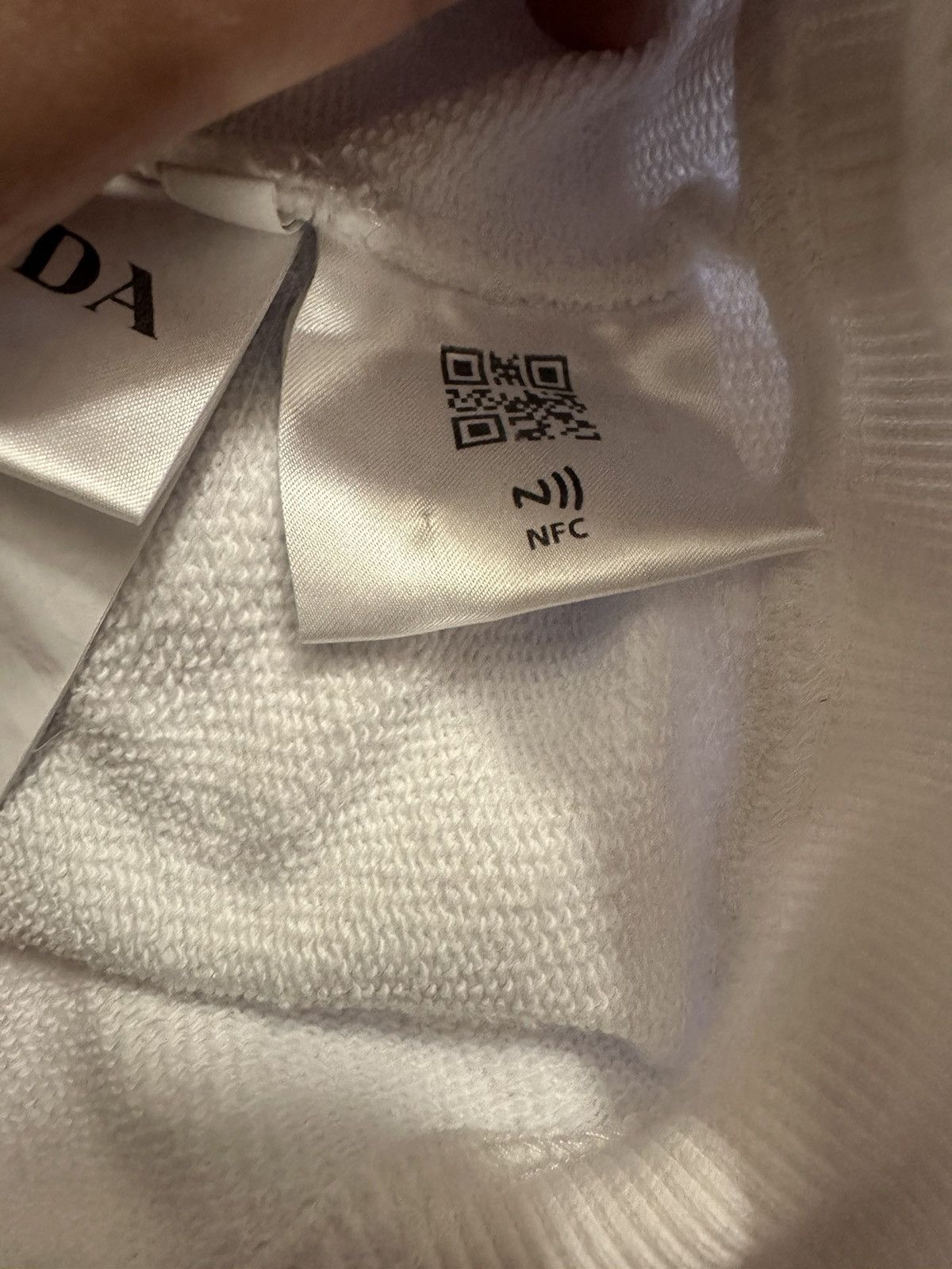 Prada PRADA RAF SIMONS WHITE HOODIE Size US M / EU 48-50 / 2 - 12 Thumbnail