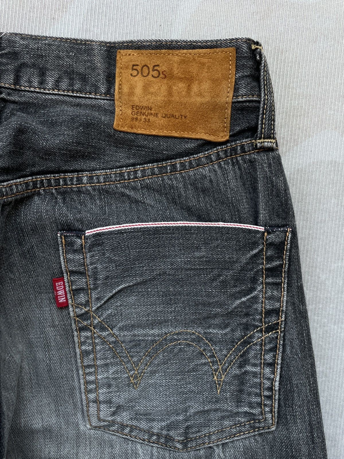 Edwin × Salvage × Vintage Edwin 505 Selvedge Jeans (P86) Size US 28 / EU 44 - 11 Thumbnail