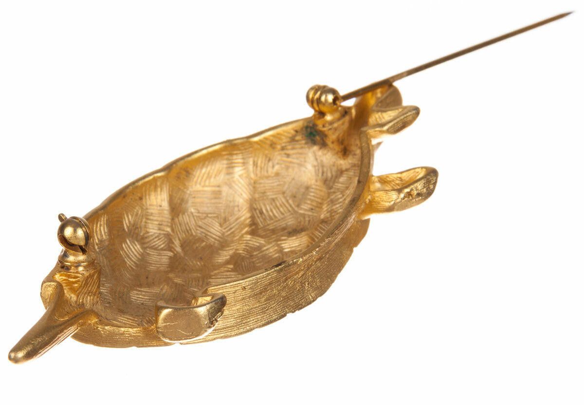 Givenchy Givenchy Gold Tone Turtle Pin Size ONE SIZE - 5 Thumbnail
