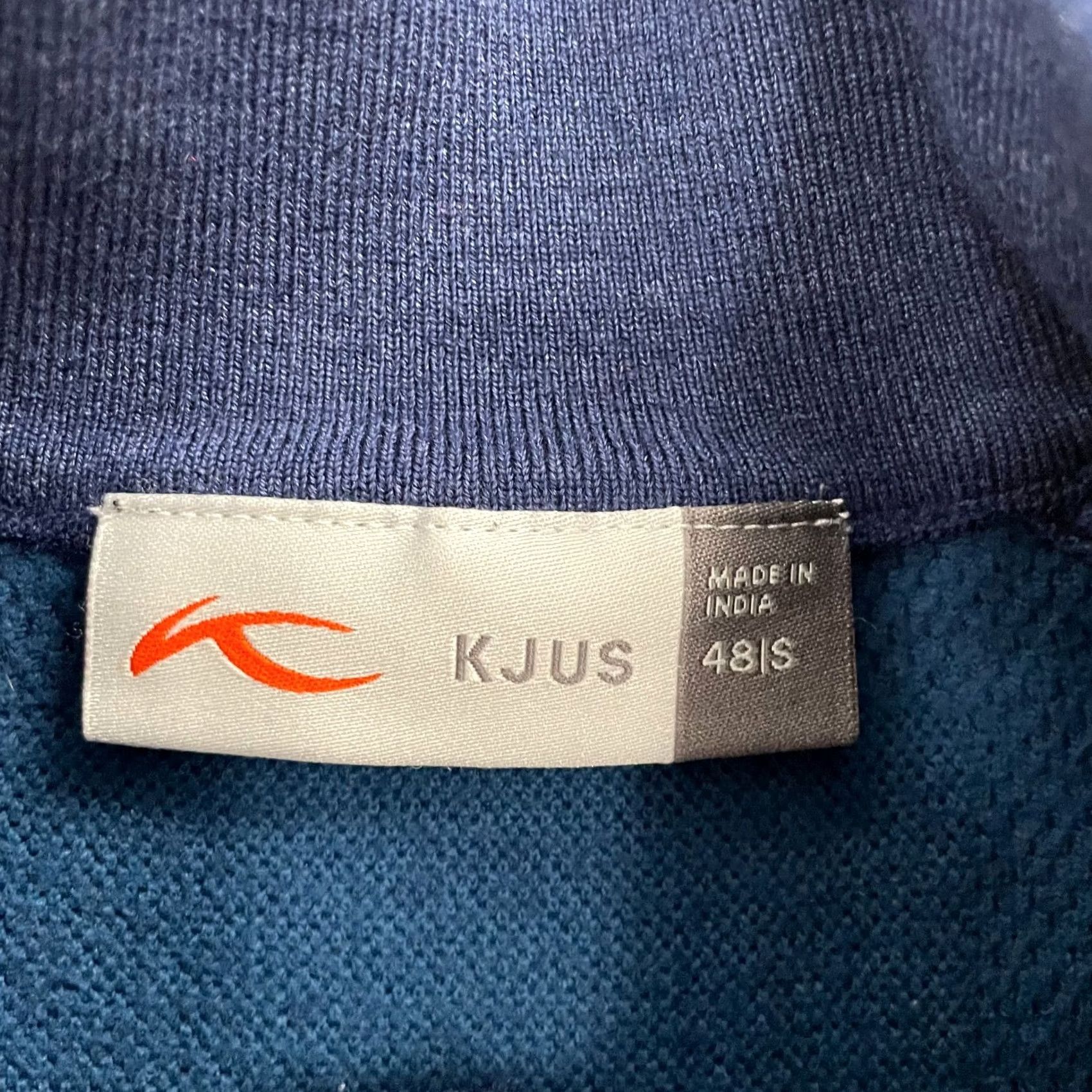 KJUS KJUS Kulm Sweater Adult Small Blue Half-Zip Pullover Long Sleeve Mens 48/ S Size US S / EU 44-46 / 1 - 6 Thumbnail