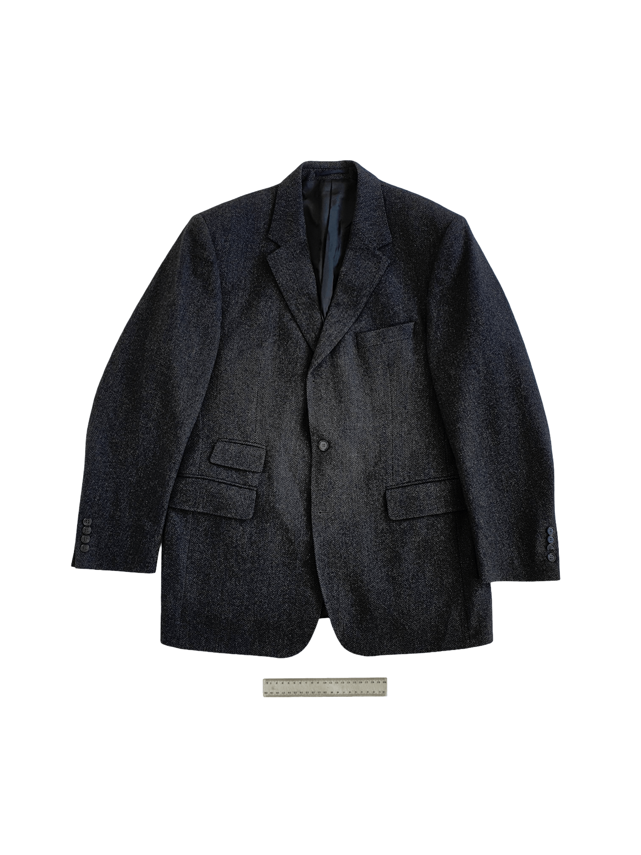 Burberry BURBERRY LONDON - Vintage Sports Coat Jacket - Herringbone Size 44R - 1 Thumbnail