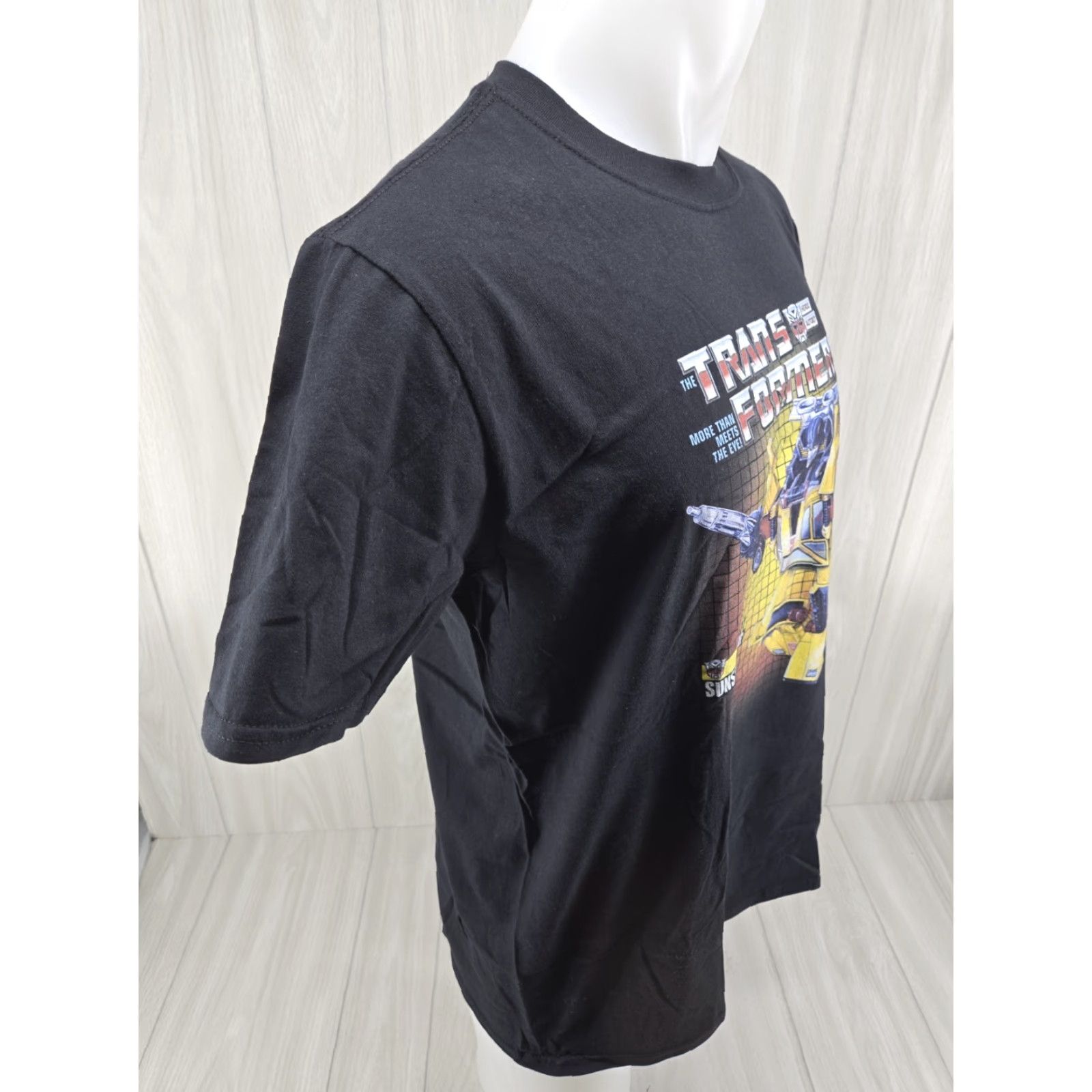 Gildan VINTAGE Transformers T Shirt Autobot Sunstreaker Cartoon Style Adult Black Large Size US L / EU 52-54 / 3 - 6 Thumbnail