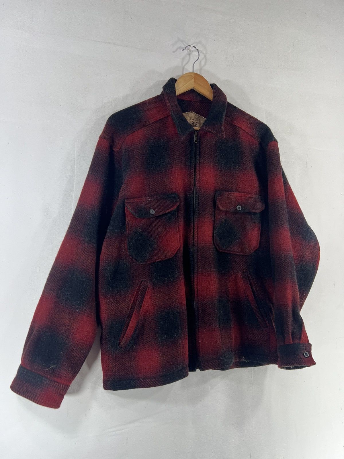 Woolrich Woolen Mills Vintage Wool Woolrich Full Zipper Jacket Size US L / EU 52-54 / 3 - 7 Thumbnail