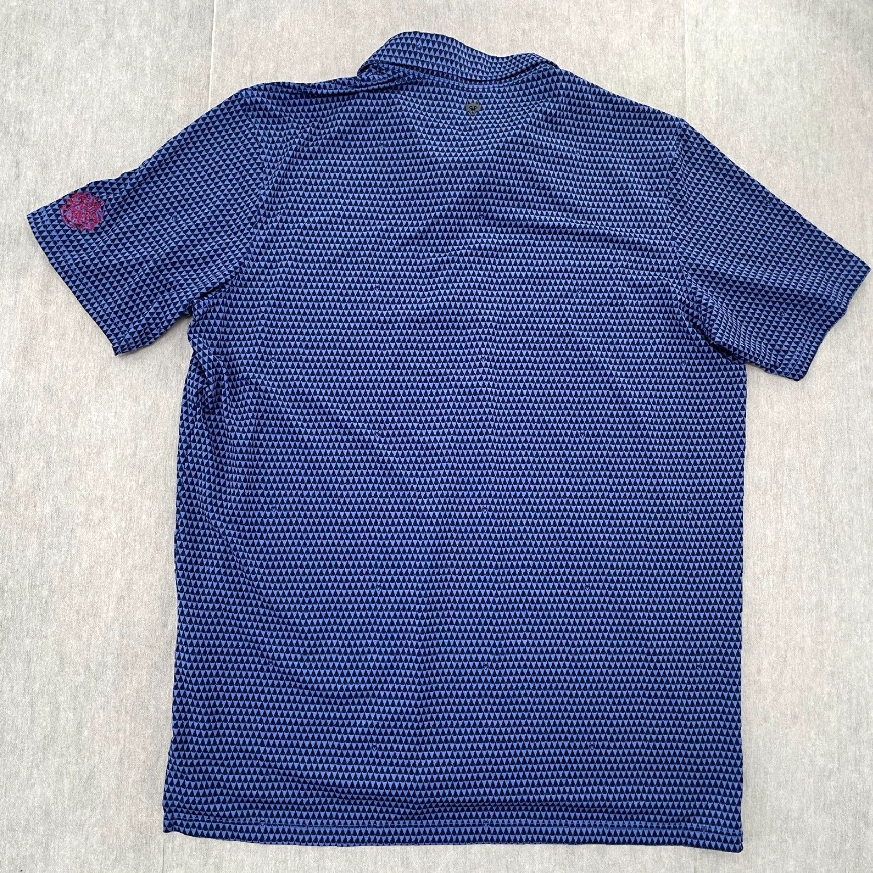 Vintage Greyson Polo Shirt Adult Large Blue Print Golf Wolf Logo Mens L Size US L / EU 52-54 / 3 - 2 Thumbnail