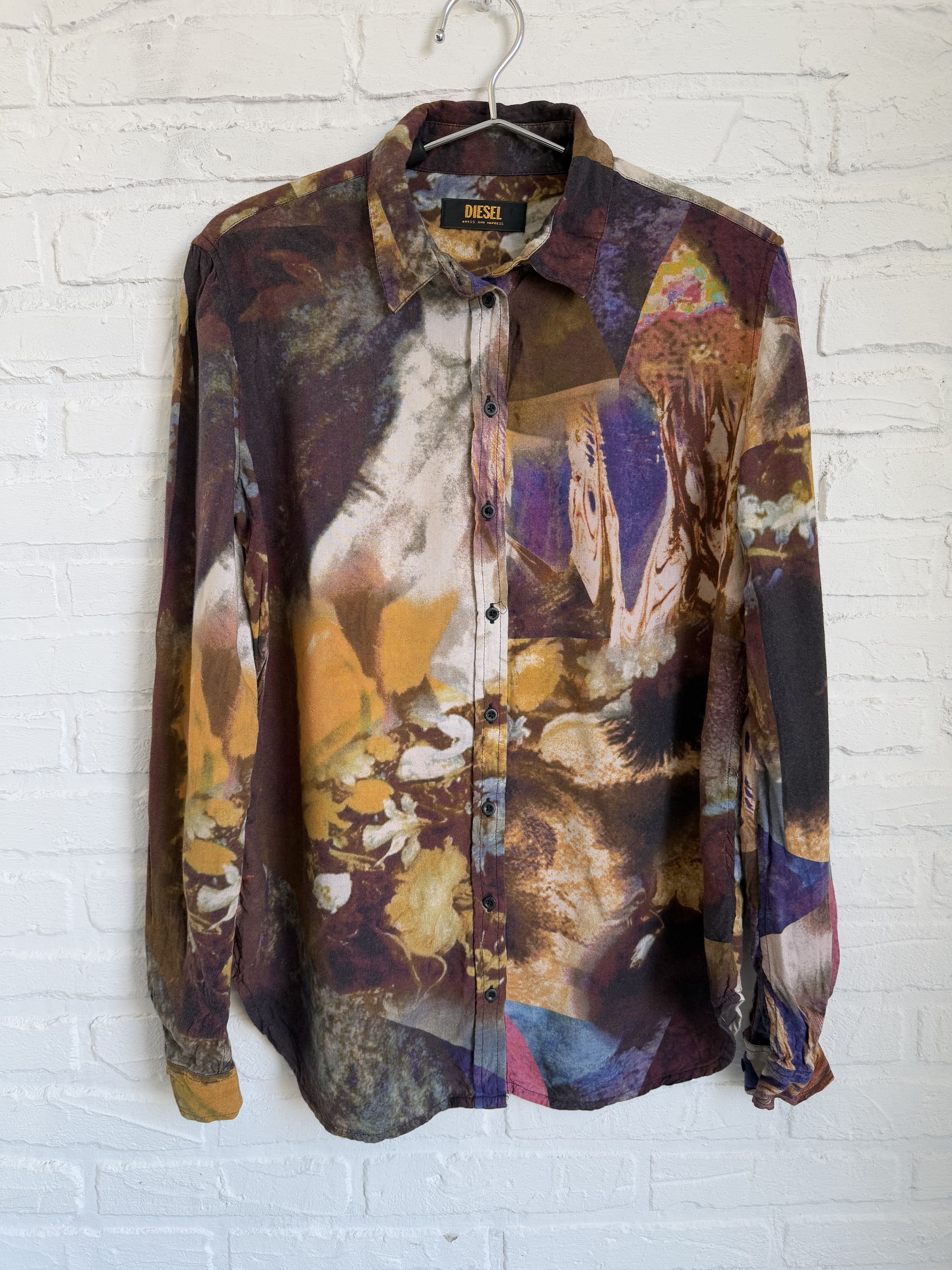 Diesel Diesel Dress and impress y2k abstraction shirt Size S / US 4 / IT 40 - 1 Thumbnail