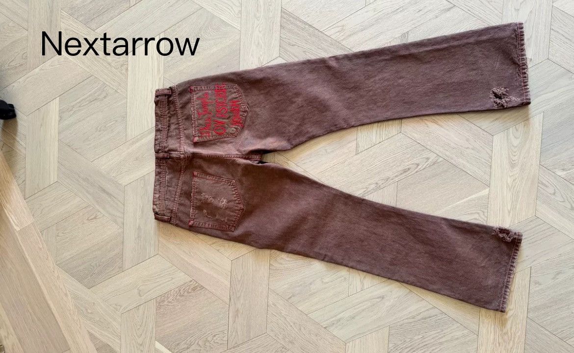 Enfants Riches Deprimes ERD23FW ブラウンジーンズ Buy Enfants Riches Déprimés Psycik Youth Flare Jeans 'Brown