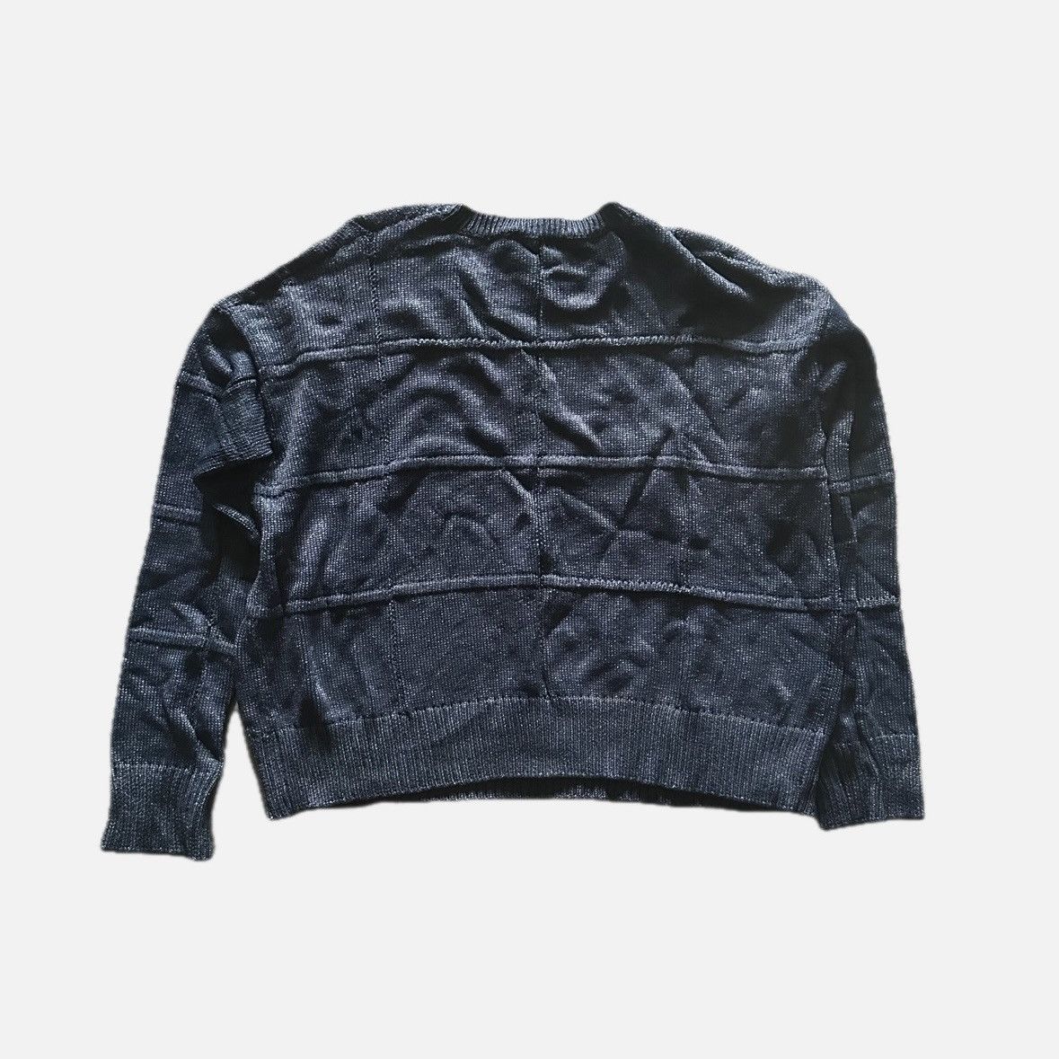 Helmut Lang helmut lang cropped paneled knit sweater Size US S / EU 44-46 / 1 - 1 Thumbnail