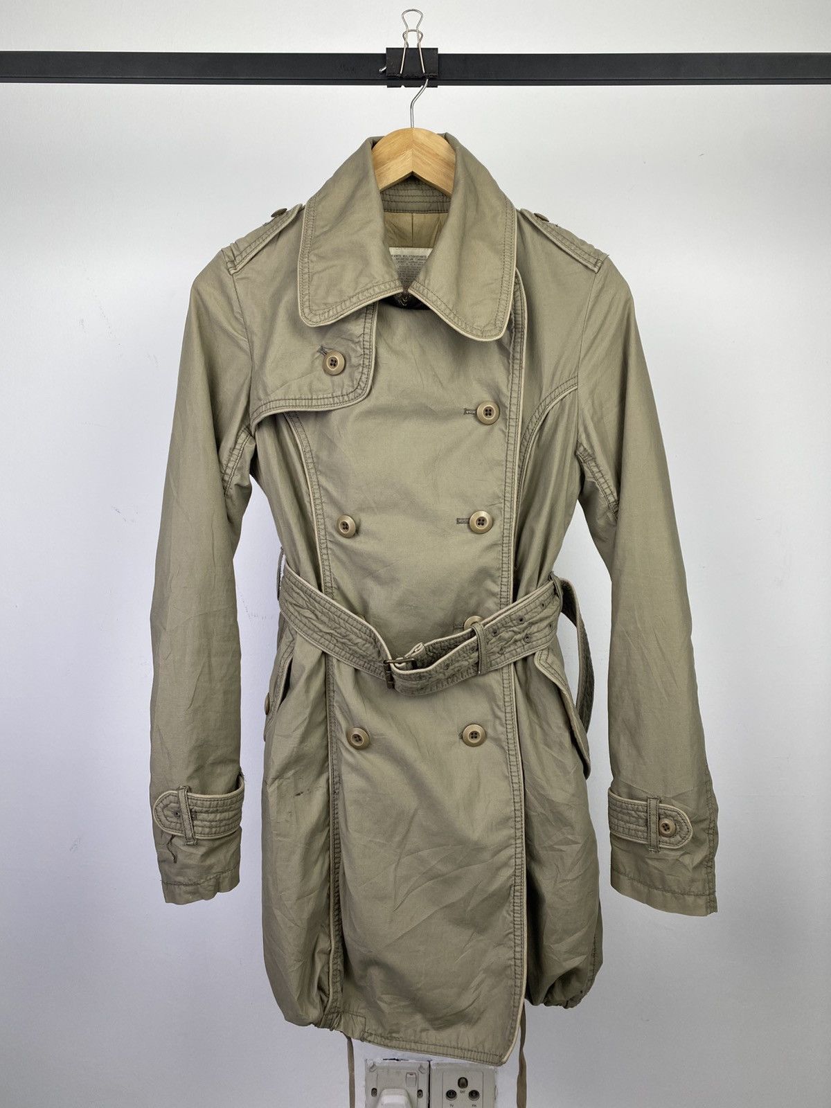 GOA 2000's GOA Double Breast Belted Half Trench Coat Size M / US 6-8 / IT 42-44 - 1 Thumbnail