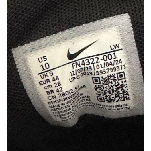 Nike Nike Precision VII (7) Black/Anthracite FN4322-001 Men's Siz Size US 10 / EU 43 - 10 Thumbnail