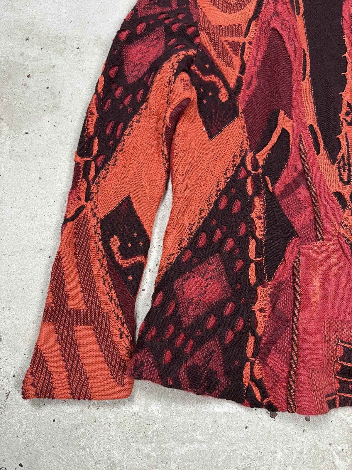 Coogi × Vintage Vintage Y2K Coogi Style Wool Viscose Knit Cardigan Sweater Size US XS / EU 42 / 0 - 16 Thumbnail