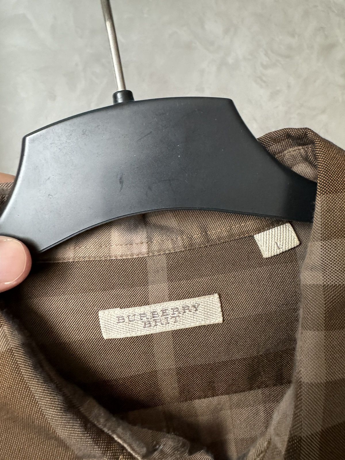 Burberry Burberry Brit Nova Check Button Up Shirt Size US L / EU 52-54 / 3 - 3 Thumbnail