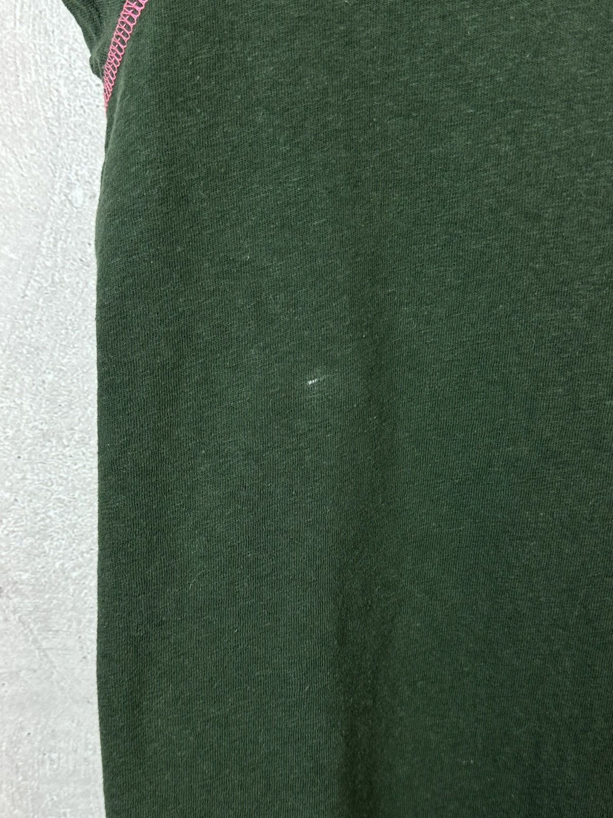 Zadig & Voltaire Zadig&Voltaire Green Cotton Embroidered Short Sleeve T-shirt Size S / US 4 / IT 40 - 4 Thumbnail