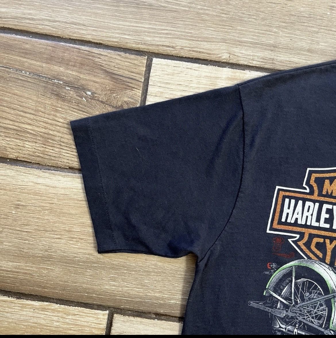 Harley Davidson × Vintage Harley Davidson 80s Tee Used But Not Used Up Medium Size US M / EU 48-50 / 2 - 3 Thumbnail