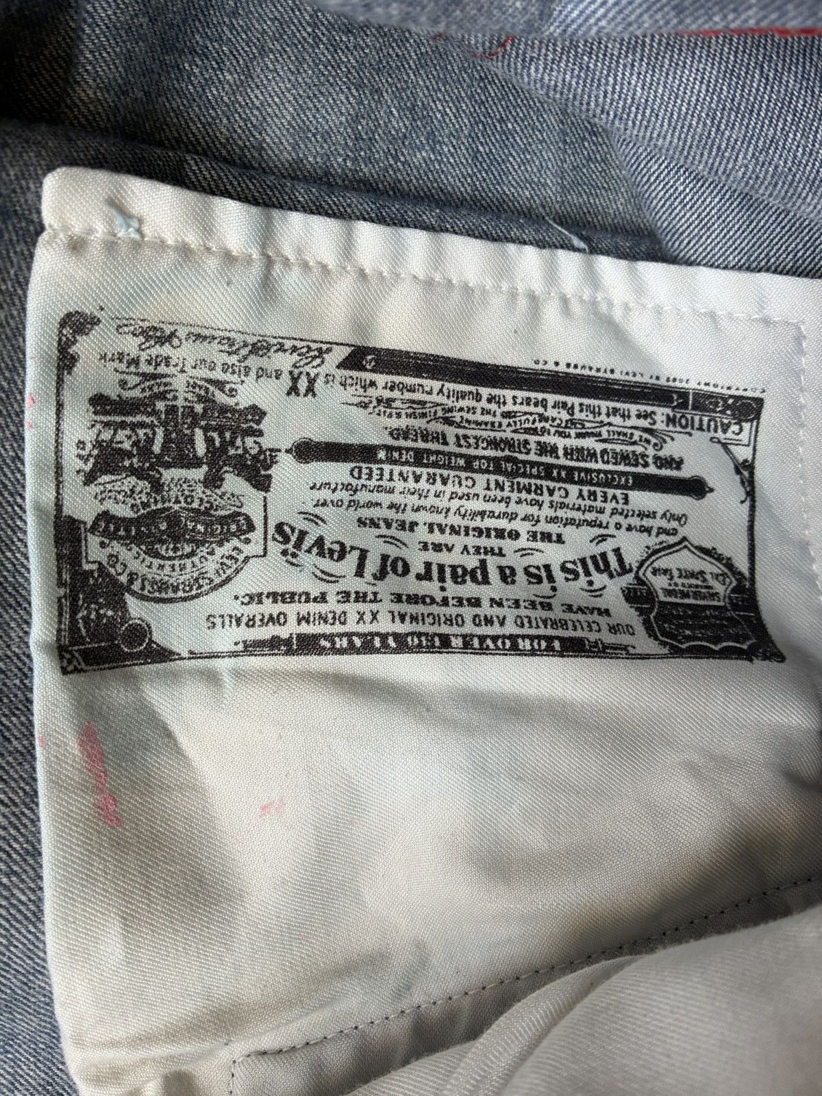 Levi's × Sp5der Sp5der V2 Web Denim Indigo Size US 34 / EU 50 - 9 Thumbnail