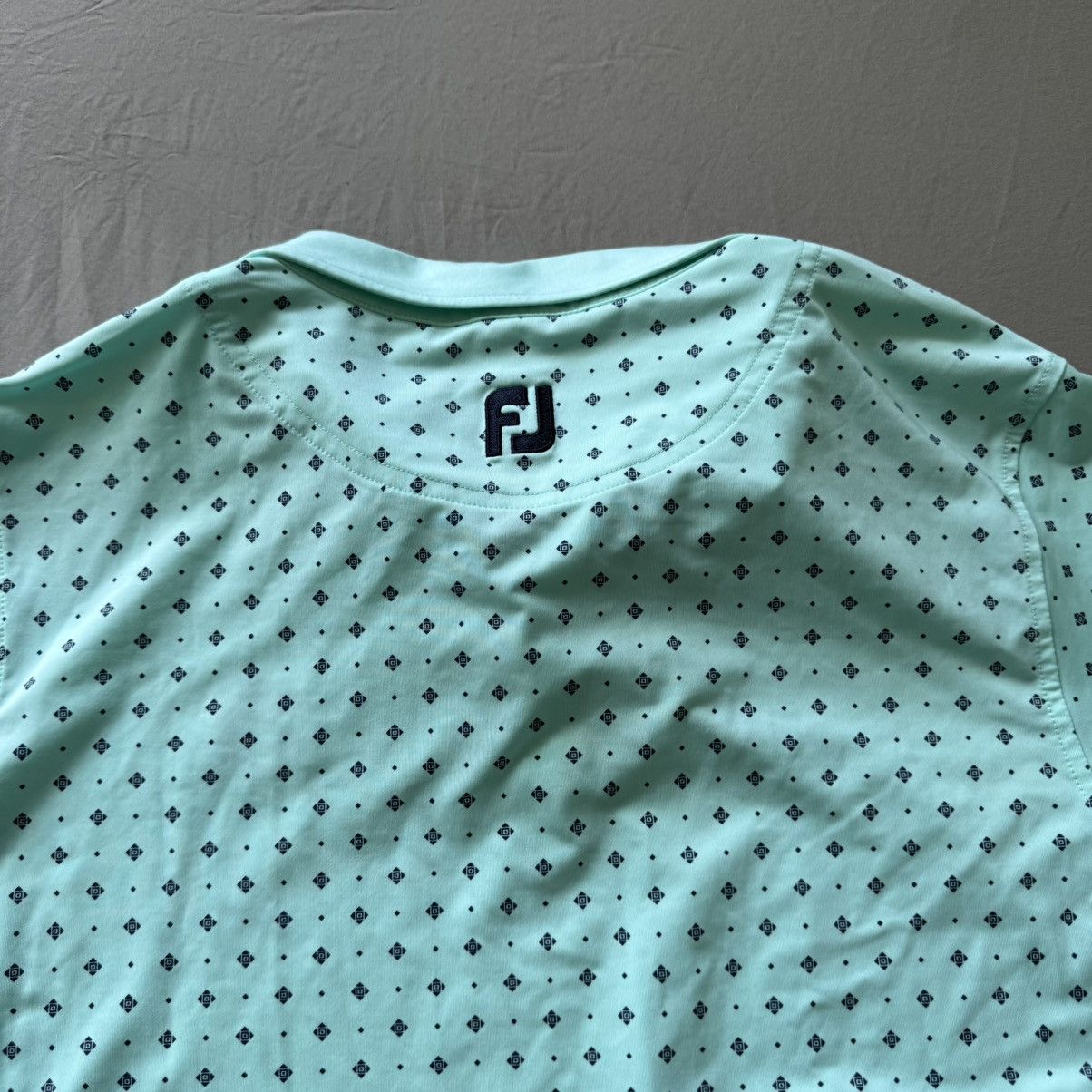 Footjoy FootJoy Athletic Fit Deco Print Self Collar Polo Shirt Size US M / EU 48-50 / 2 - 6 Thumbnail