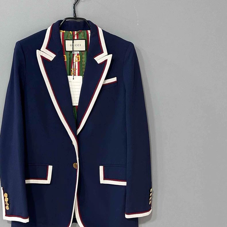 Gucci Gucci Single-breasted college-style suit 2506-Nextarrow Size S / US 4 / IT 40 - 7 Thumbnail