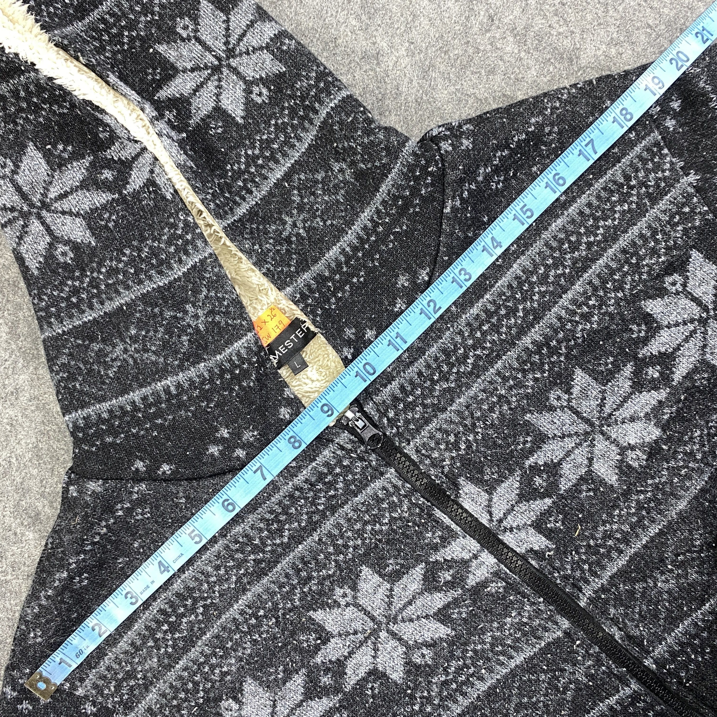 Aztech Mountain Vintage Timestep Pattern Winter Hoodie -SW179 Size US M / EU 48-50 / 2 - 8 Thumbnail