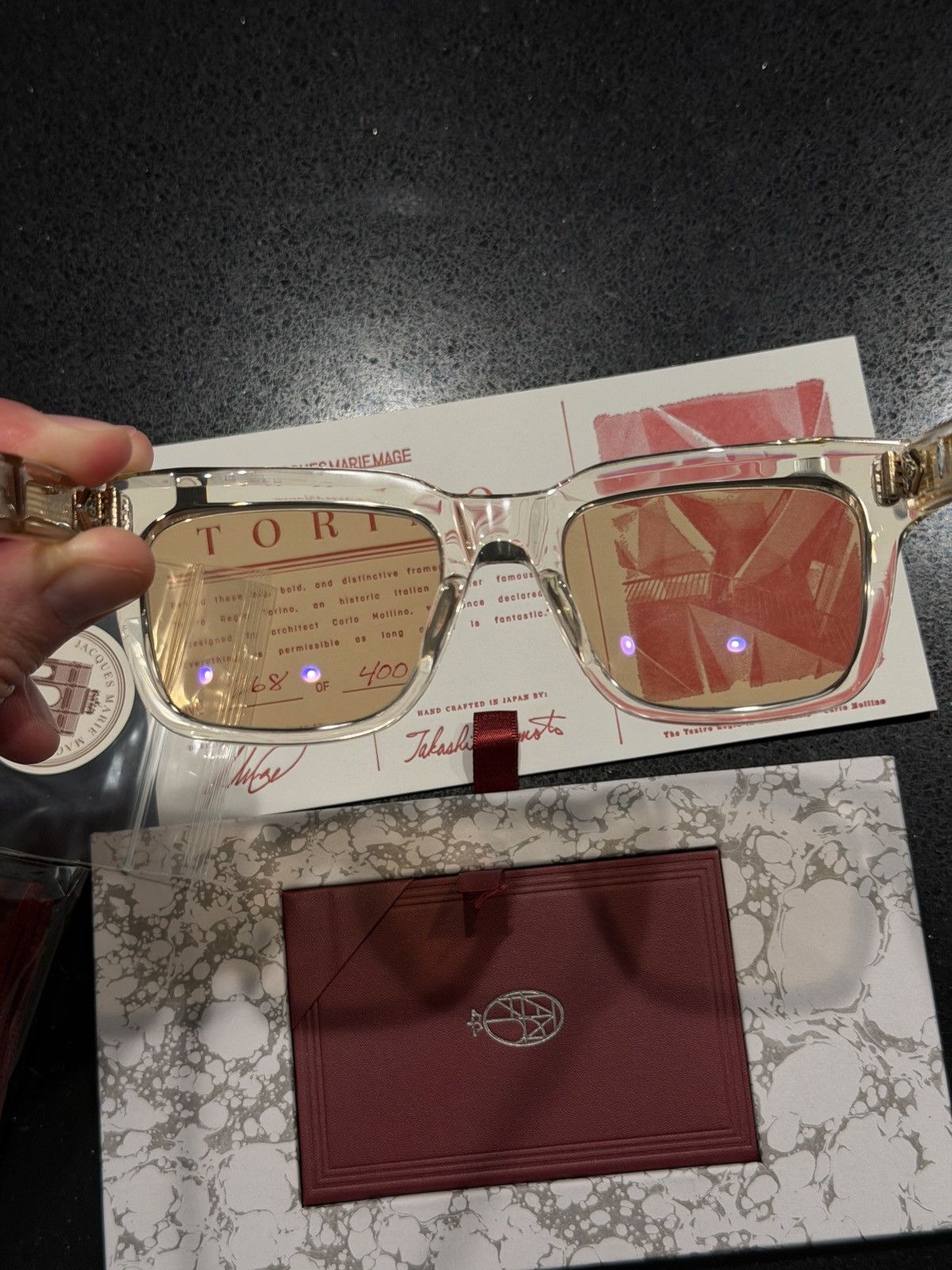 Jacques Marie Mage Jacques Marie Mage - Torino Sunglasses Size ONE SIZE - 10 Thumbnail