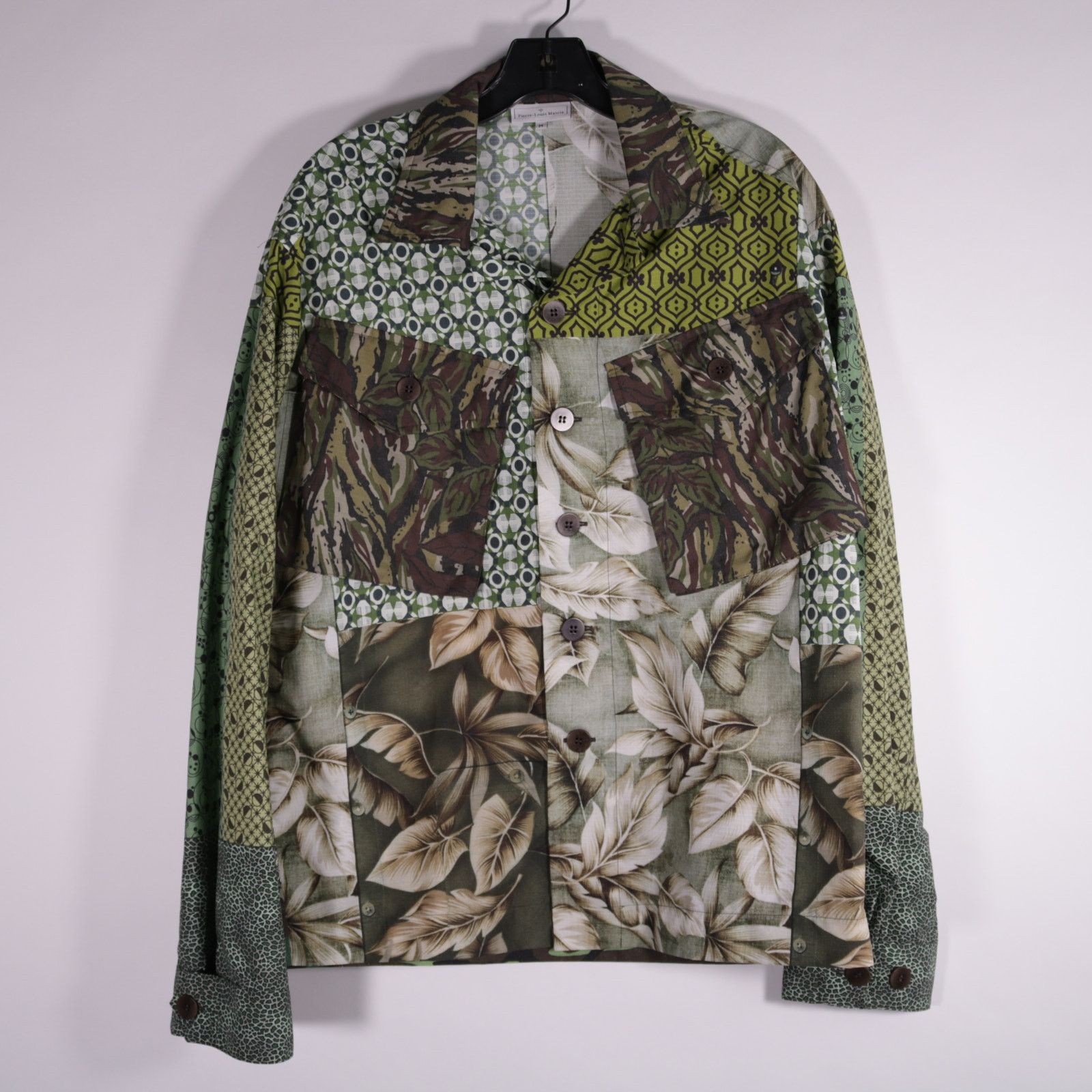 Pierre-Louis Mascia Pierre Louis Mascia Graphic Print Shirt Jacket Medium Size US M / EU 48-50 / 2 - 1 Thumbnail