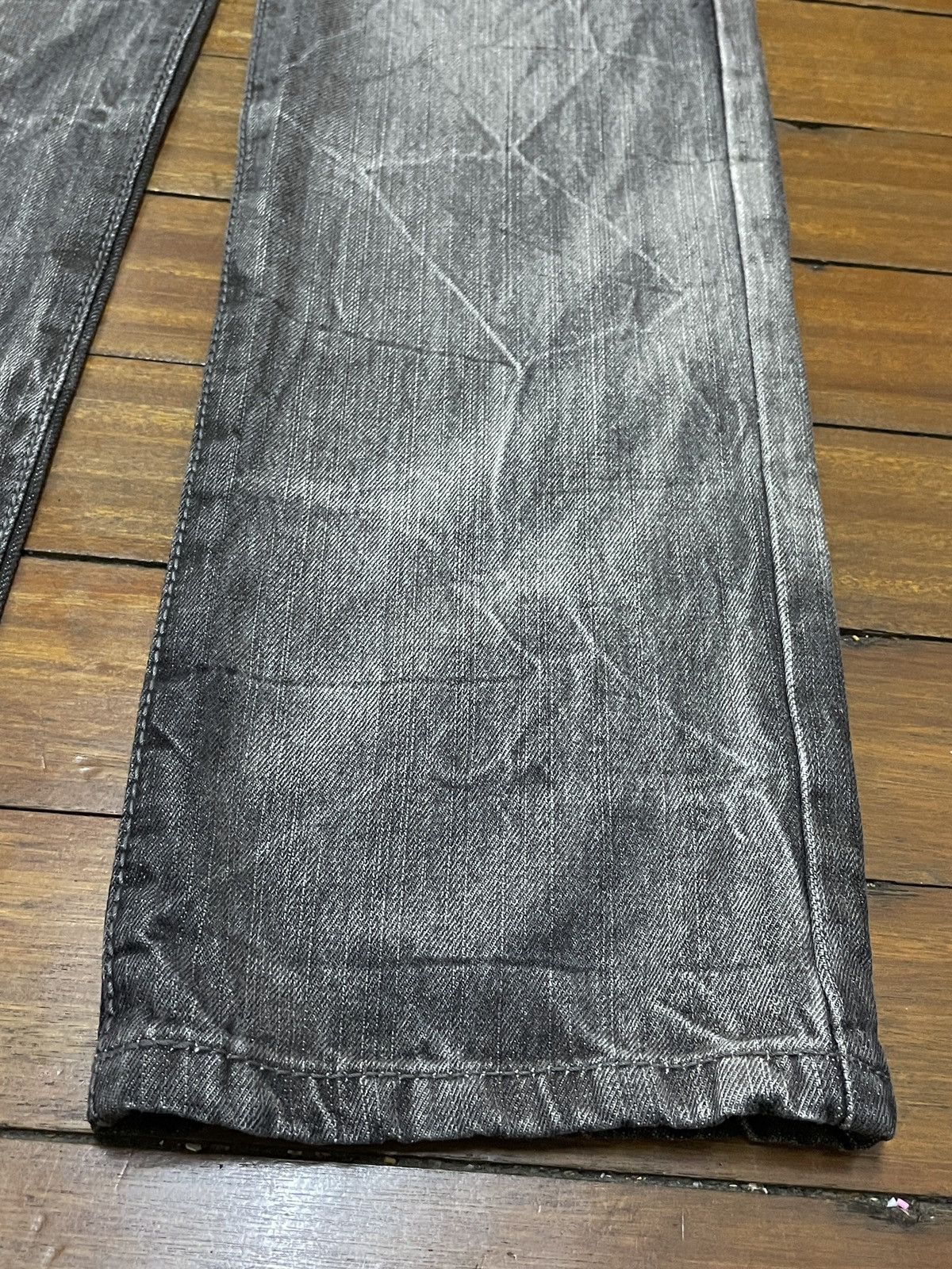 If Six Was Nine Rare Design Vintage Japanese Brand Distressed Jeans 2000s Size US 31 - 6 Thumbnail