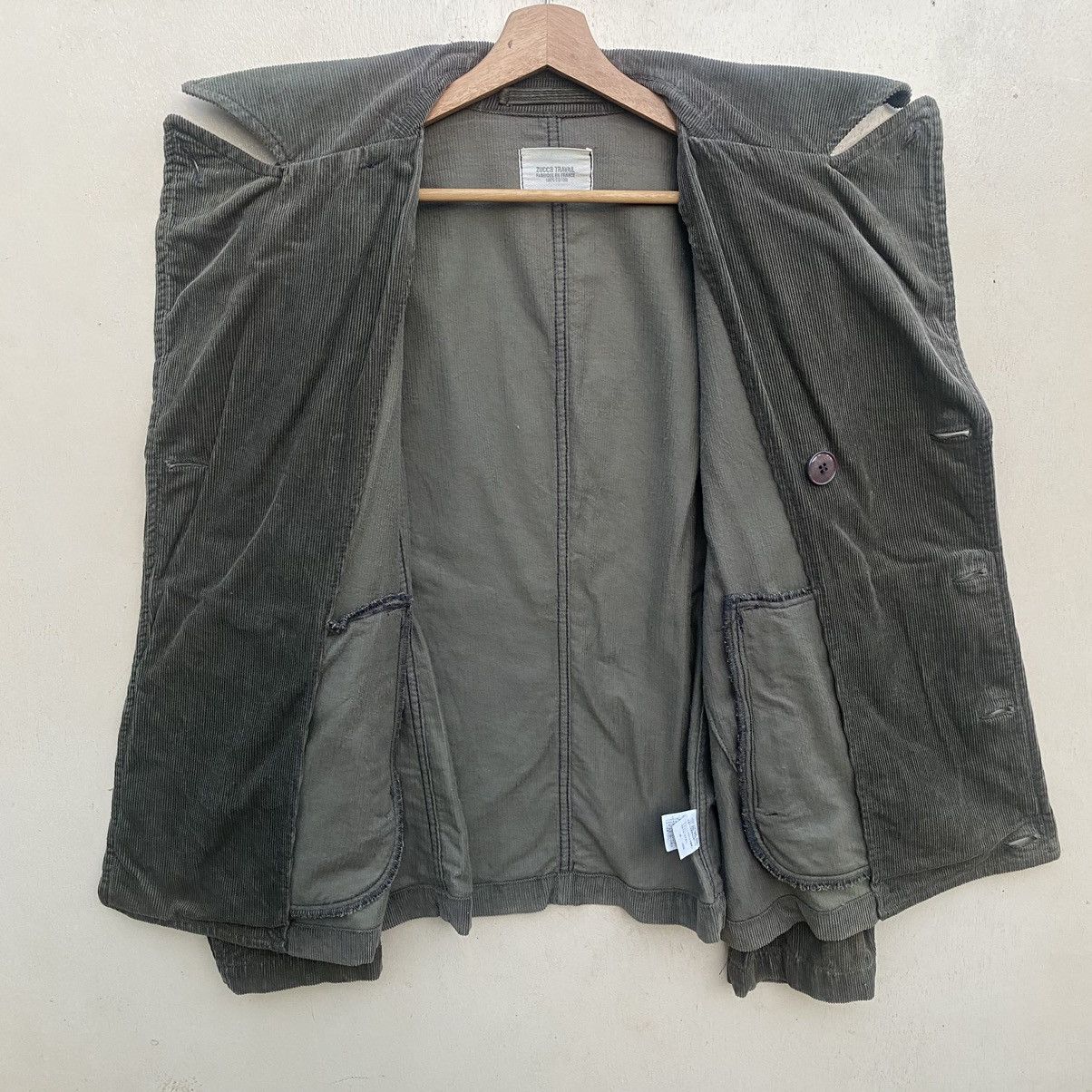 CABANE de ZUCCa × Issey Miyake × Zucca Issey Miyake Cabane De Zucca Travail Corduroy Jacket Size US S / EU 44-46 / 1 - 9 Thumbnail