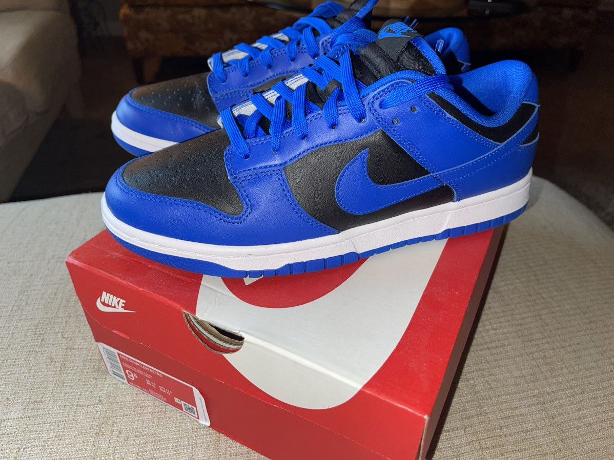 Nike Nike Dunk Low Retro Hyper Cobalt Size US 9.5 / EU 42-43 - 4 Thumbnail