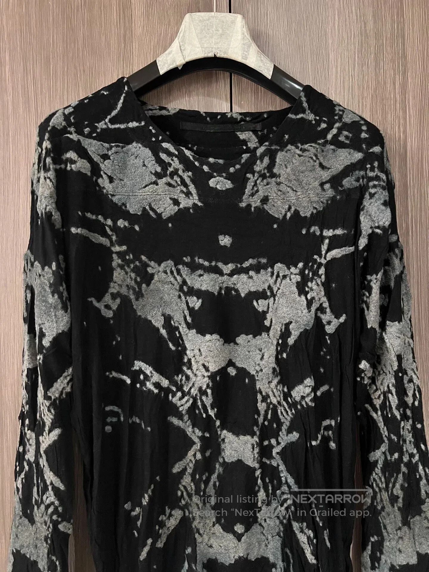 Julius Black Gray Abstract Pattern Sweater. Size M / US 6-8 / IT 42-44 - 2 Thumbnail