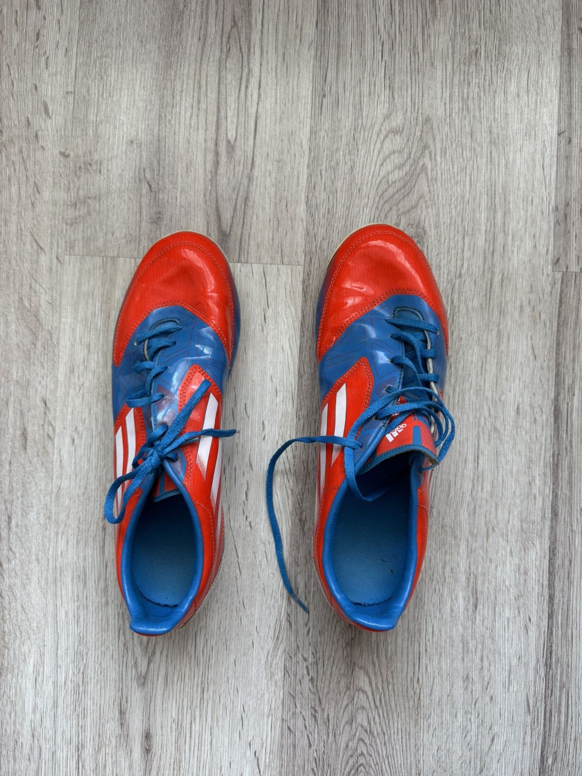 Adidas Adidas F50 Soccer Cleats Red Blue FG Size US 9.5 (V21304) Size US 9.5 / EU 42-43 - 22 Thumbnail
