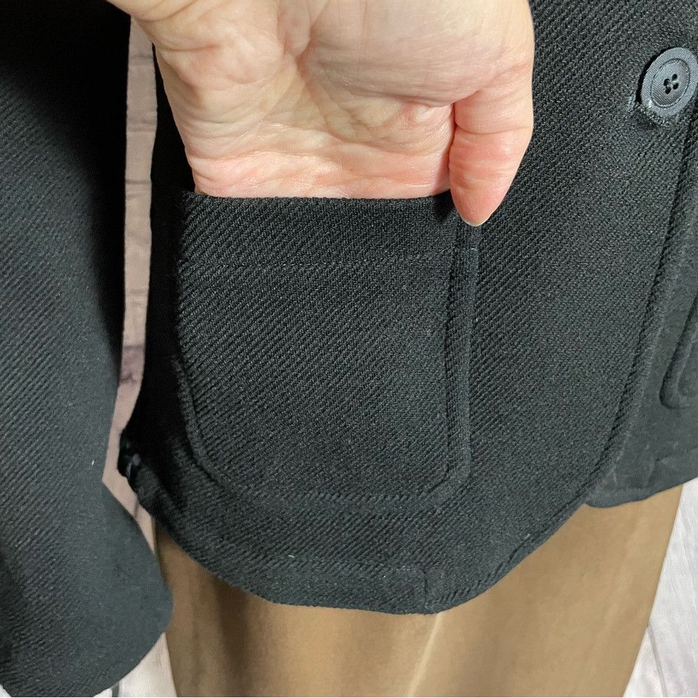 Mason's Mason's Black Wool Blend Blazer Jacket Size 46 US M Size M / US 6-8 / IT 42-44 - 9 Thumbnail