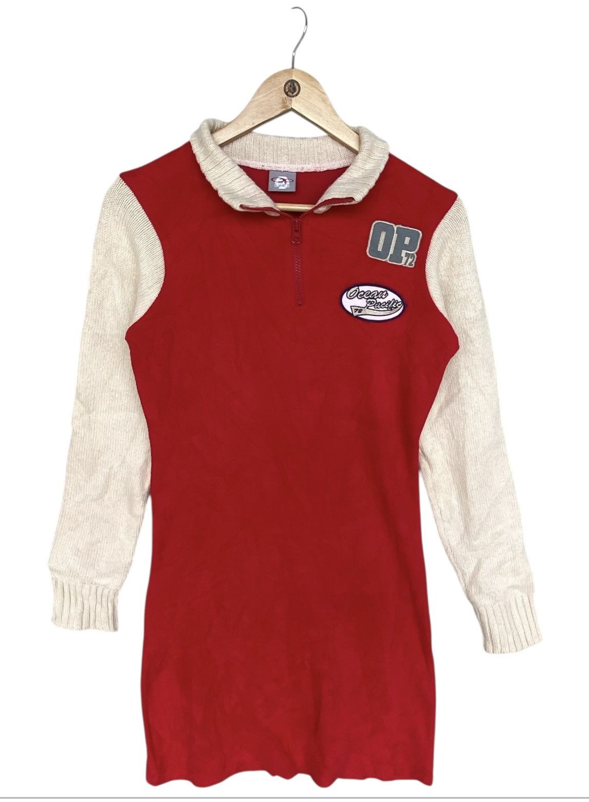 Other Vintage Ocean Pacific Small Embroidered Quartz Zip White/Red Size US S / EU 44-46 / 1 - 1 Thumbnail