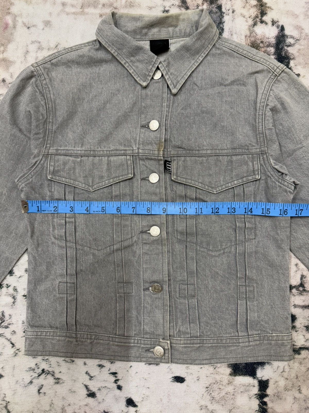 Xlarge Vintage Mini by Xlarge Cropped Denim Jacket Size XS / US 0-2 / IT 36-38 - 16 Thumbnail