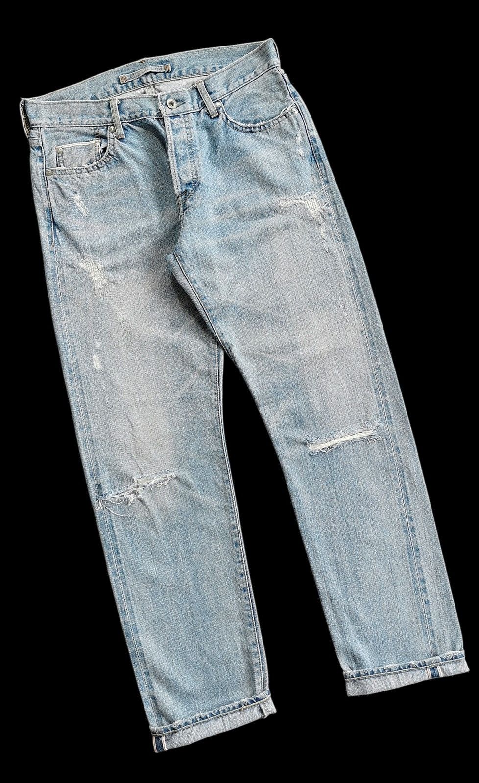 GOA GOA Selvedge Denim Distressed Size US 30 / EU 46 - 10 Thumbnail