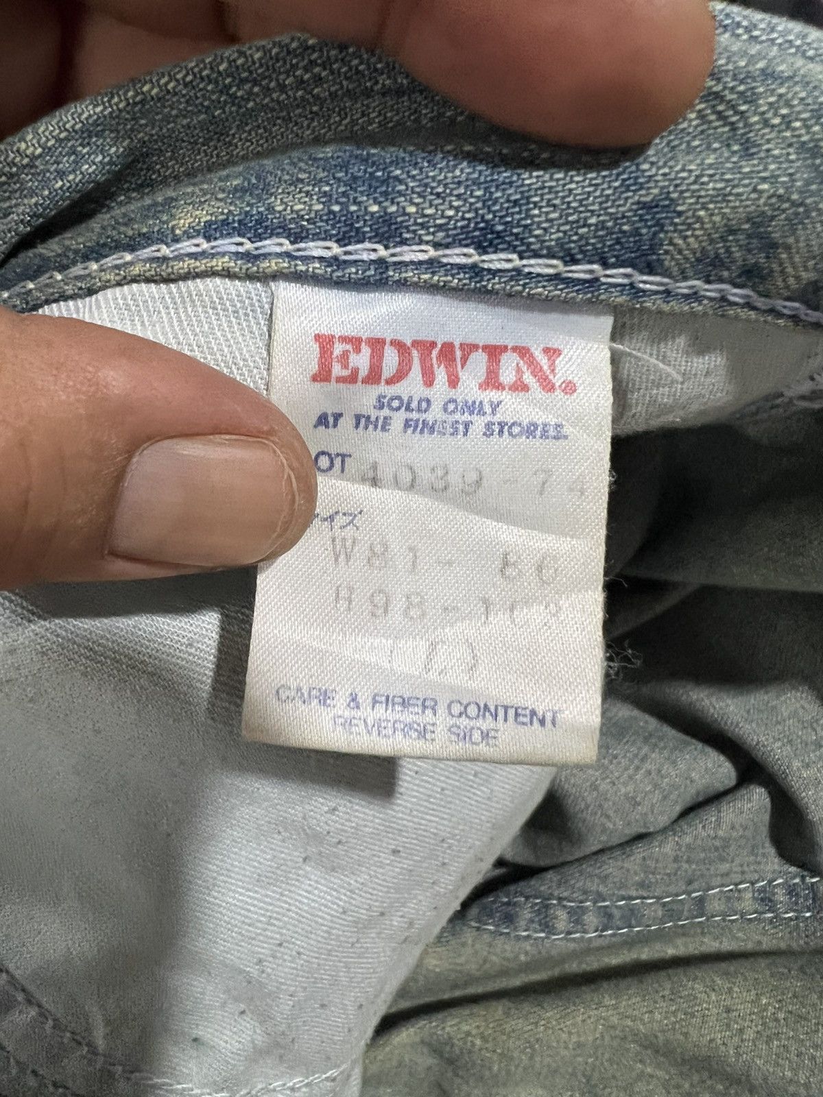 Edwin 🔥Vintage Edwin Carpenter Cropped Denim Size US 34 / EU 50 - 16 Thumbnail