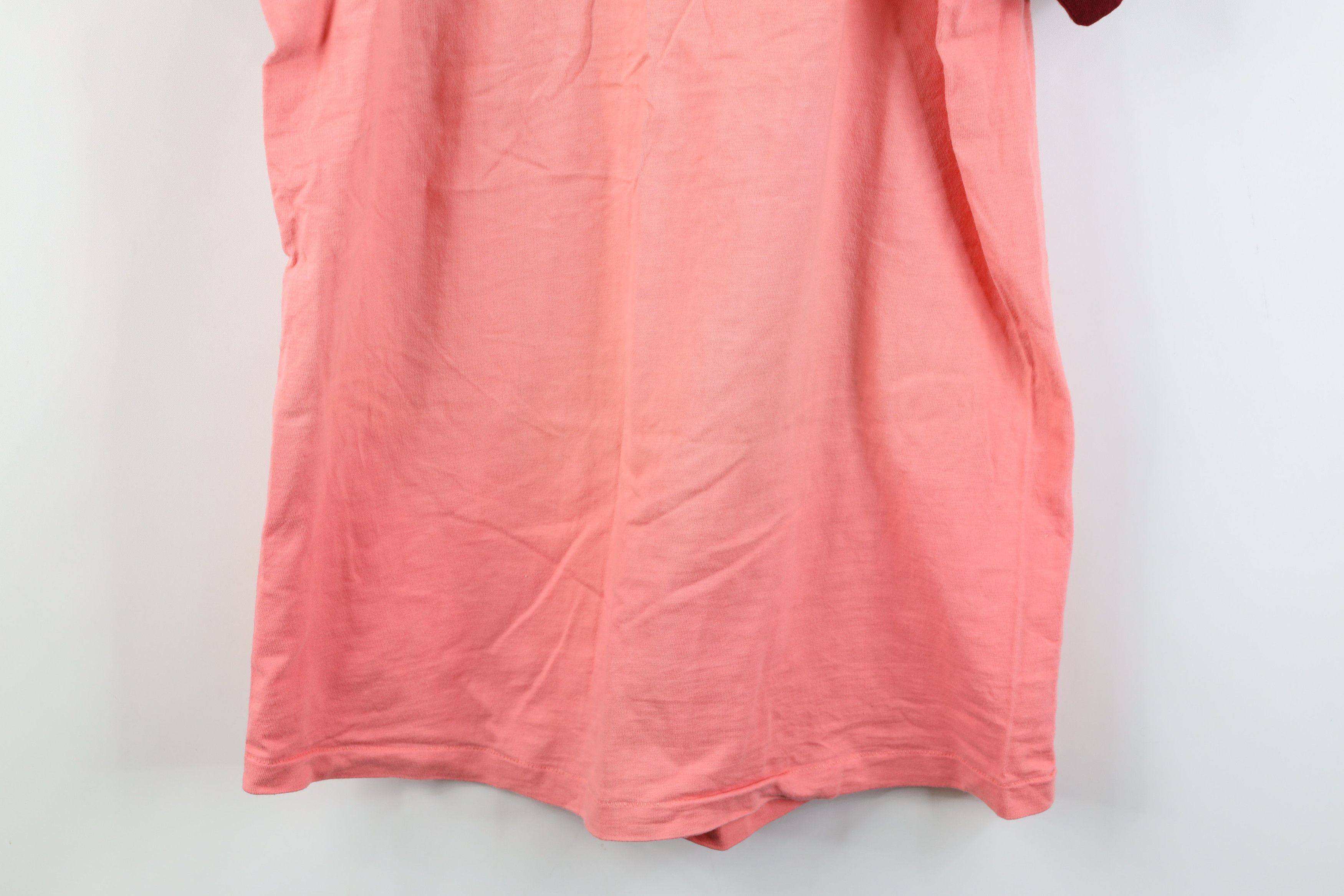 Vintage Vintage 60s 70s Streetwear Pocket T-Shirt Pink Red USA Size US L / EU 52-54 / 3 - 12 Thumbnail