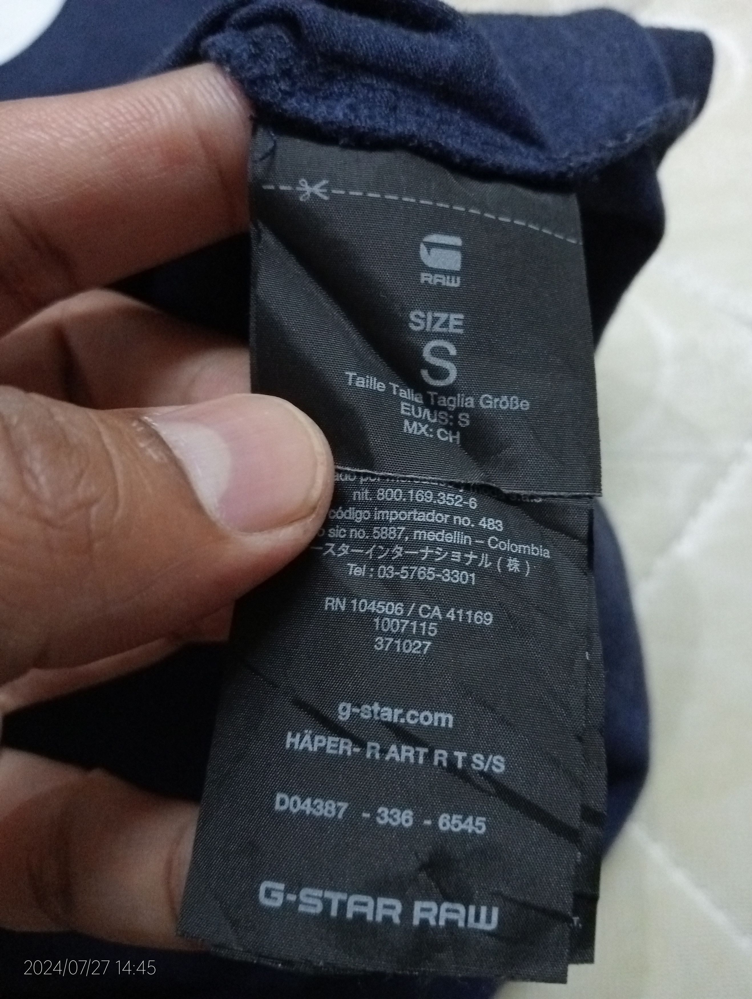 G-Star G S R D G-Star Raw Denim Tee Size US S / EU 44-46 / 1 - 3 Thumbnail