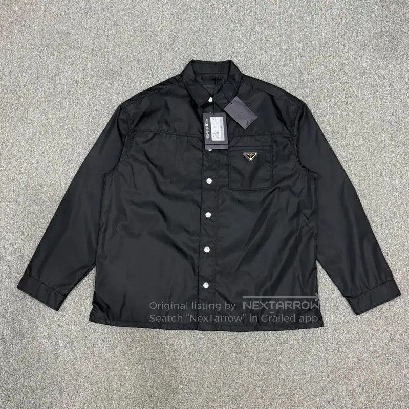 Prada Prada Black Nylon Men's Overshirt. Size US XL / EU 56 / 4 - 1 Thumbnail