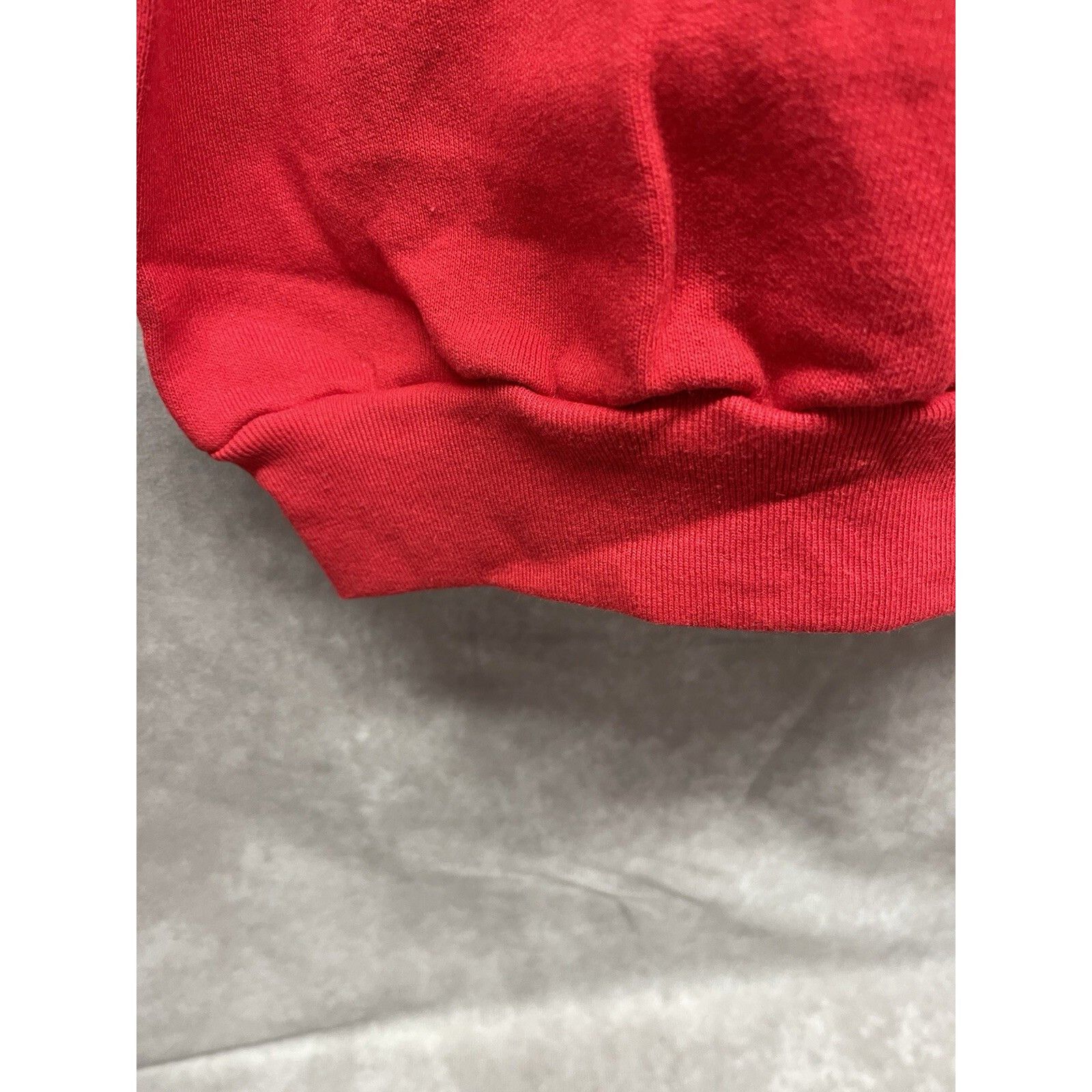 Fruit Of The Loom VTG 90s Fruit of the Loom Red Crewneck Blank Size XL Sweatsh Size US XL / EU 56 / 4 - 7 Thumbnail