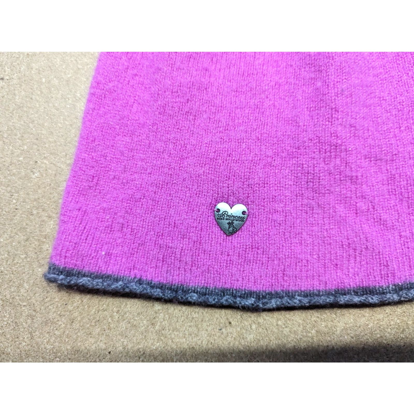 Pinko Princess Goes Hollywood Beanie Hat Wool Cashmere Pink Womens Size XS-S Ladies Hat Beanie Womens Cargo Size ONE SIZE - 2 Thumbnail