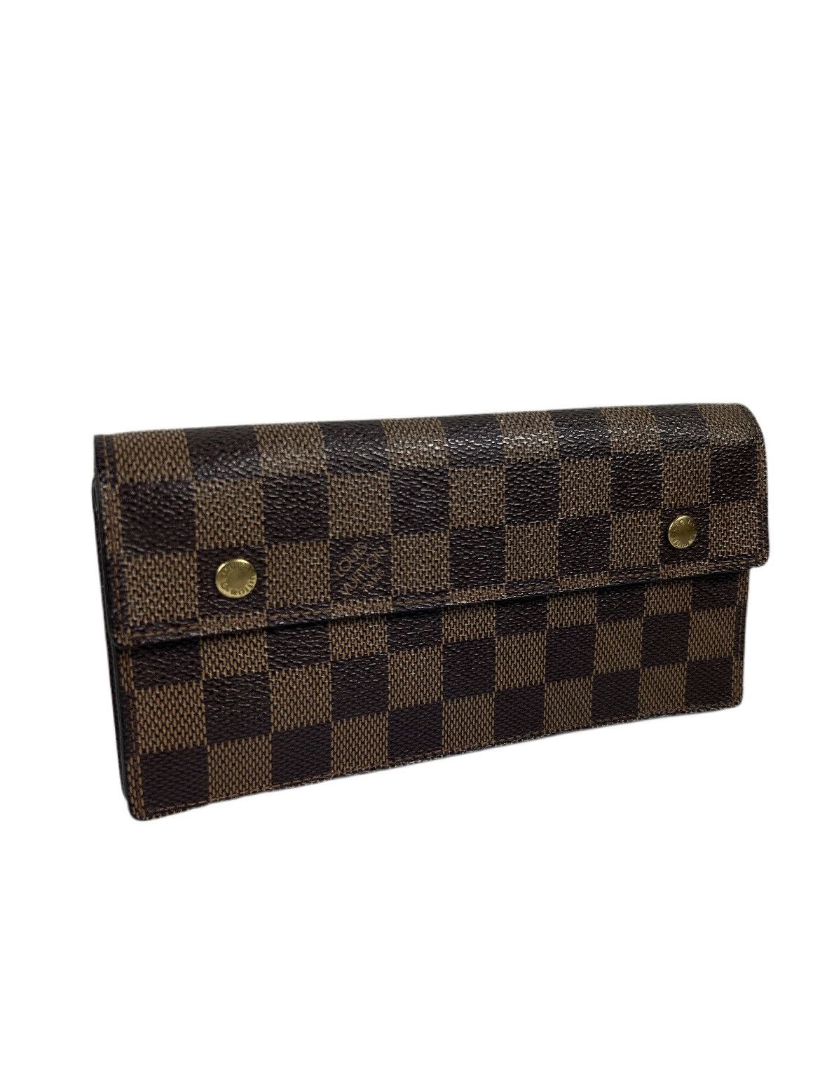 Louis Vuitton Louis Vuitton Damier Ebene Long Wallet Size ONE SIZE - 1 Thumbnail